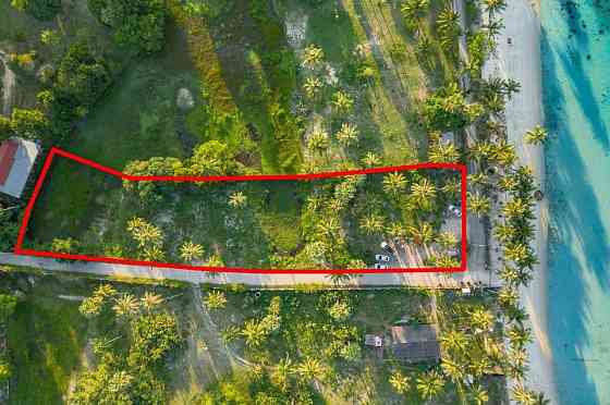 Land by the sea in Ko Samui Thailand plot within city limits 4800m²  Ko Samui
