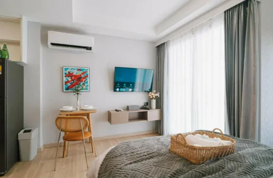 Apartemen 1-kamar untuk dijual 1+0 studio di San Sai Thailand luas 25m² 5 lantai di The One Chiang Mai San Sai