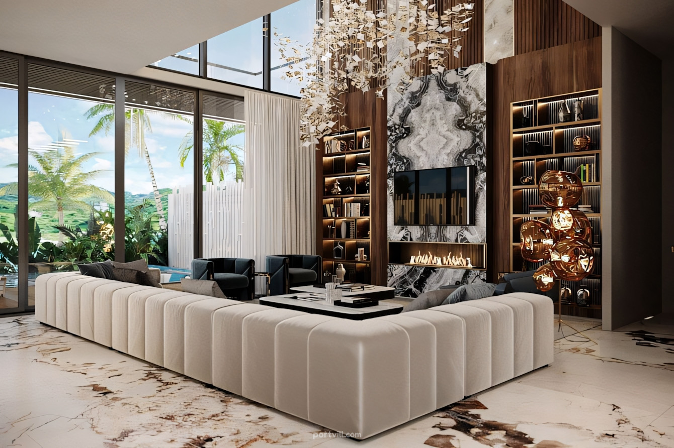 Villa dağlarda Chalong'da Tayland 656m² alan 3 katlı Chalong - fotoğraf 5