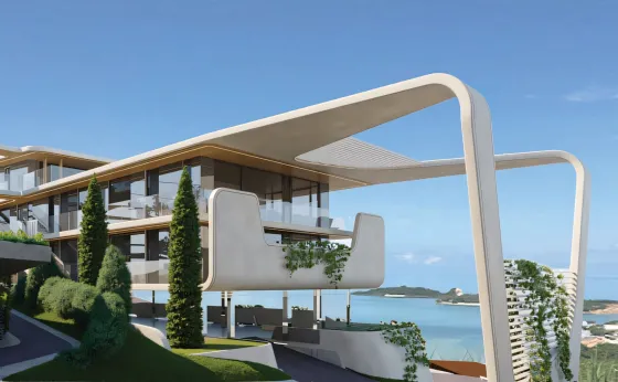 Apartment 1-room for sale 1+0 studio by the sea in Ko Samui Thailand area 98m² Ko Samui