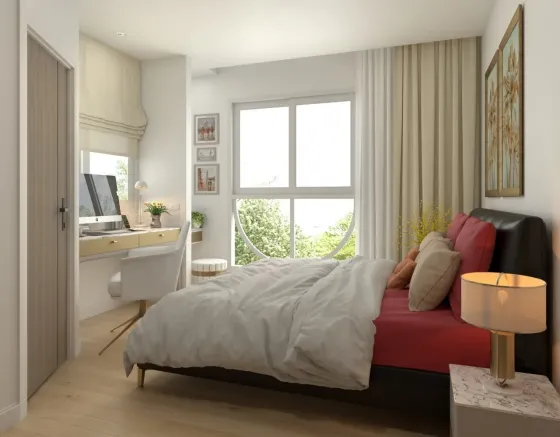 아파트 3실 매매 2+1 산사이에 (San Sai) 태국 면적 61.5m² 2층  The Kanava Condo Chiangmai에서 산사이