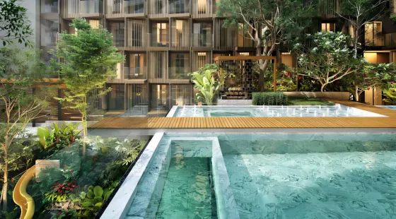 Apartment 1-room for sale by the sea in Naklua Thailand area 45m² 4 floor in Ramada Mira North Pattaya Naklua