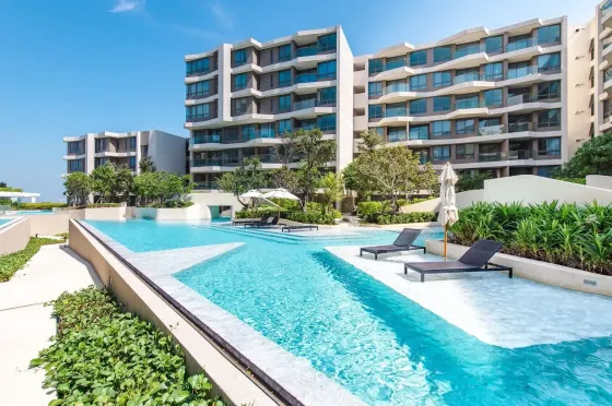 Appartement 3-kamer 2+1 aan zee in Khao Takiab Thailand 64m² 5e verdieping in  Veranda Residence Hua Hin Khao Takiab