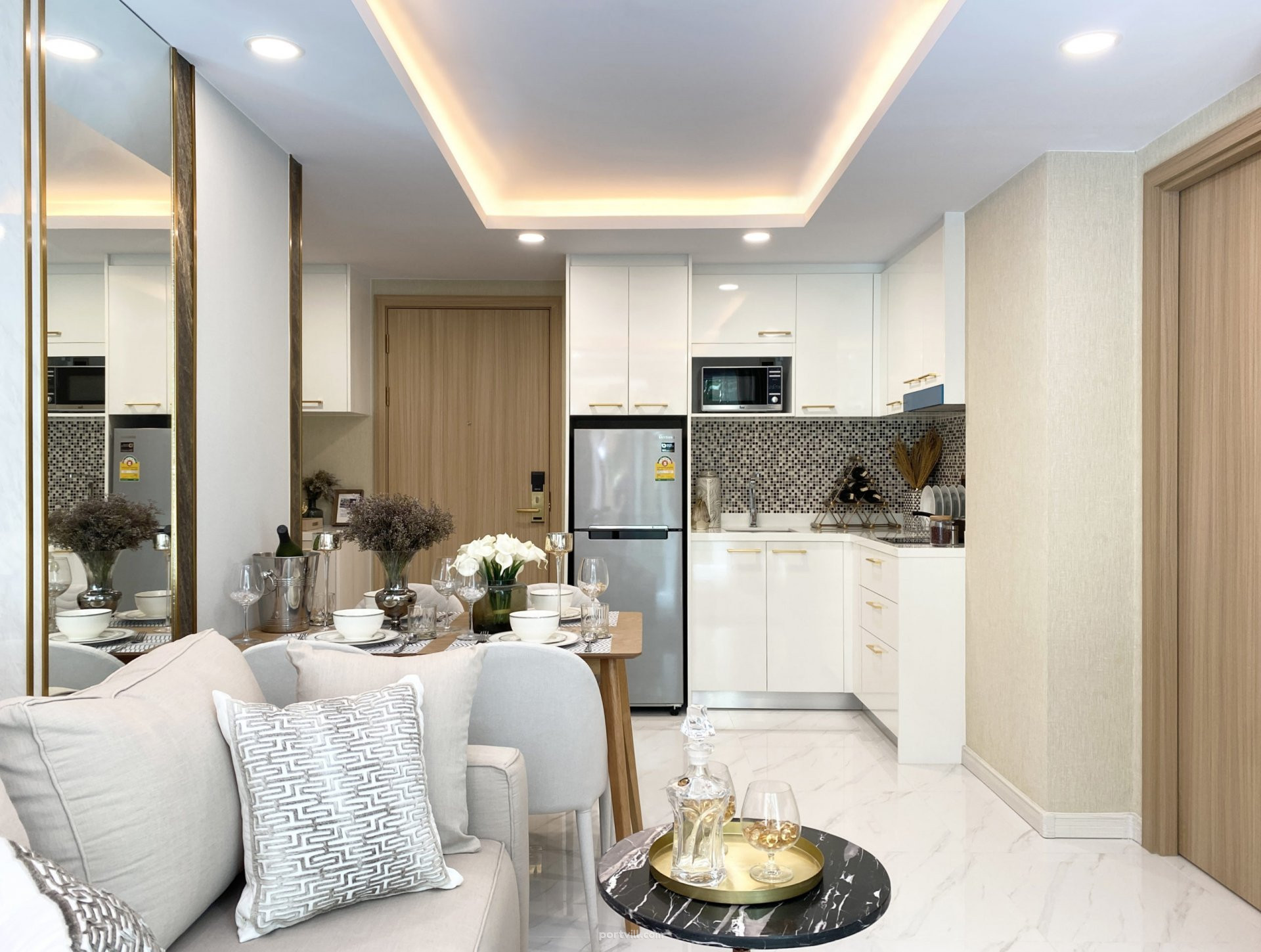 آپارتمان  3 خوابه  2+1  در کنار دریا  در جومتین (Jomtien)  تایلند  61 متر  - Dusit Grand Park 2 جومتین (Jomtien) - عکس 5