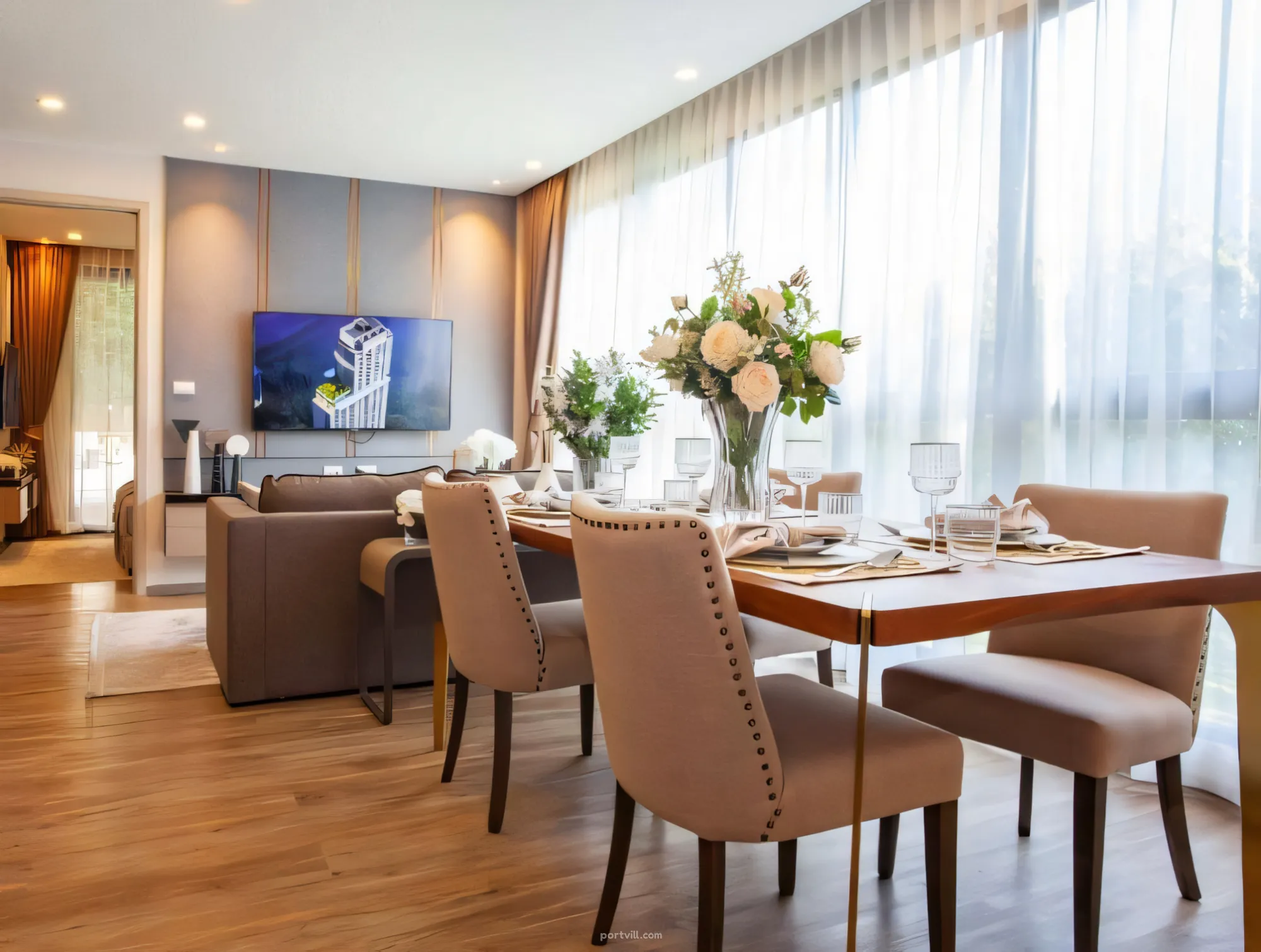 Apartment 2-room for sale 1+1 by the sea in Pattaya Thailand area 30.82m² 35 floor in The Panora Condominium Pattaya - foto 9