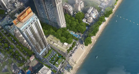 Apartment 1-room for sale 1+0 studio by the sea in Na Jomtien Thailand area 40m² 44 floor in Arom Jomtien Pattaya Na Jomtien