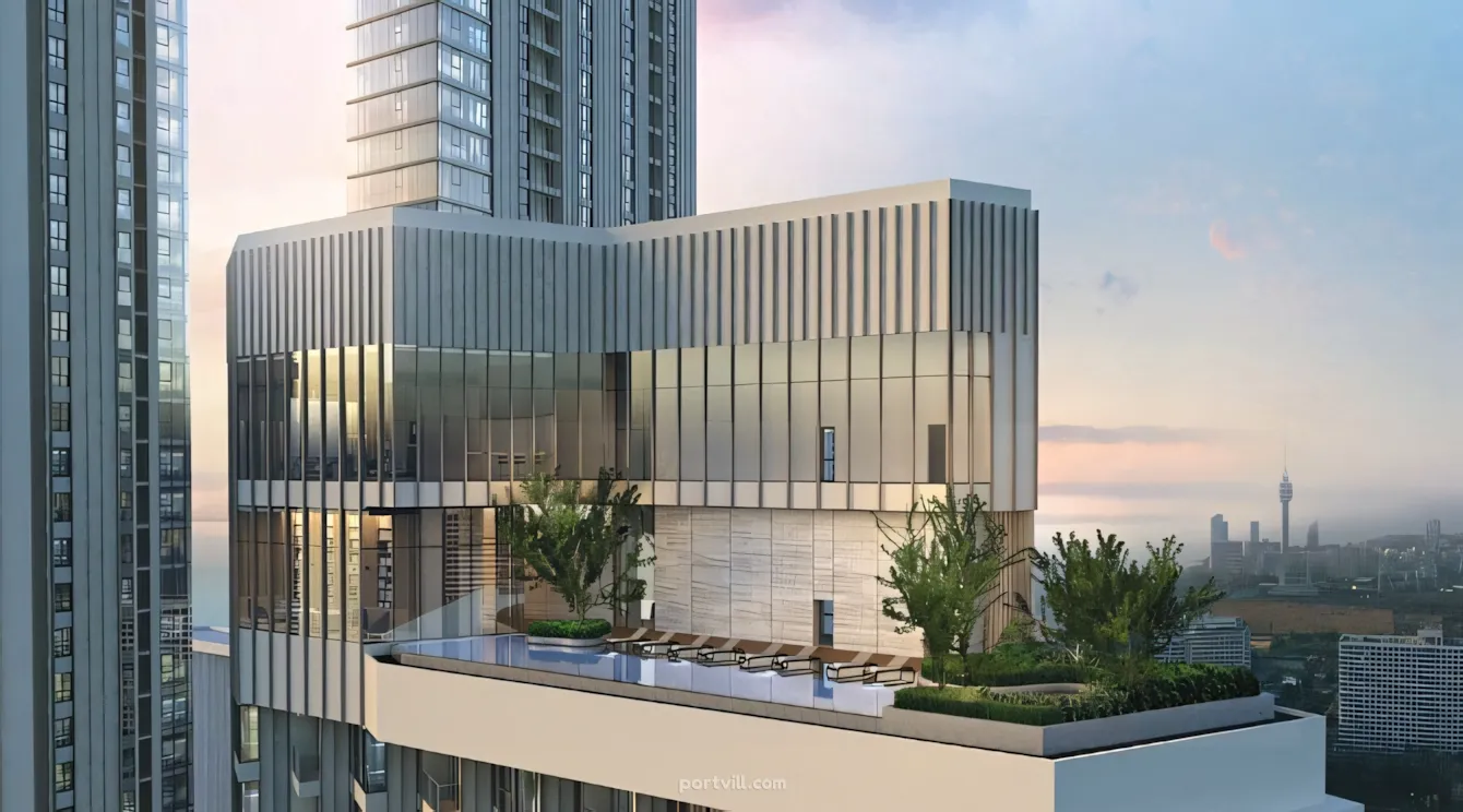 Apartment 2-room for sale 1+1 in Jomtien Thailand area 40.8m² 35 floor in Skypark Lucean Jomtien Jomtien - foto 1