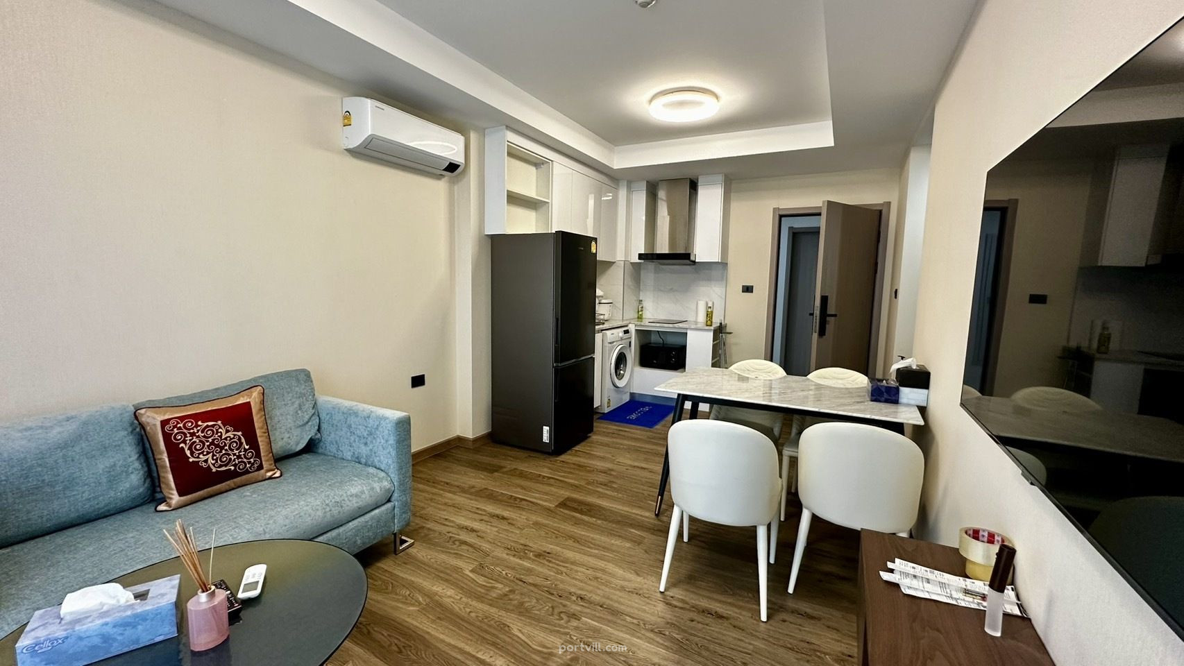 Apartemen 3-kamar untuk dijual 2+1 di San Sai Thailand luas 55m² 1 lantai di The One Chiang Mai  San Sai - foto 4