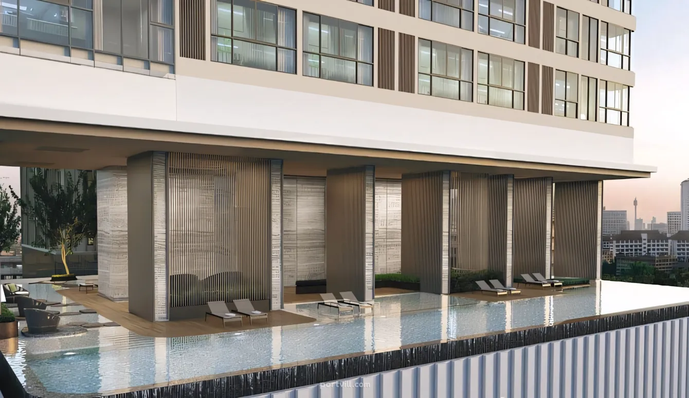 Apartment 2-room for sale 1+1 in Jomtien Thailand area 40.8m² 35 floor in Skypark Lucean Jomtien Jomtien - foto 4