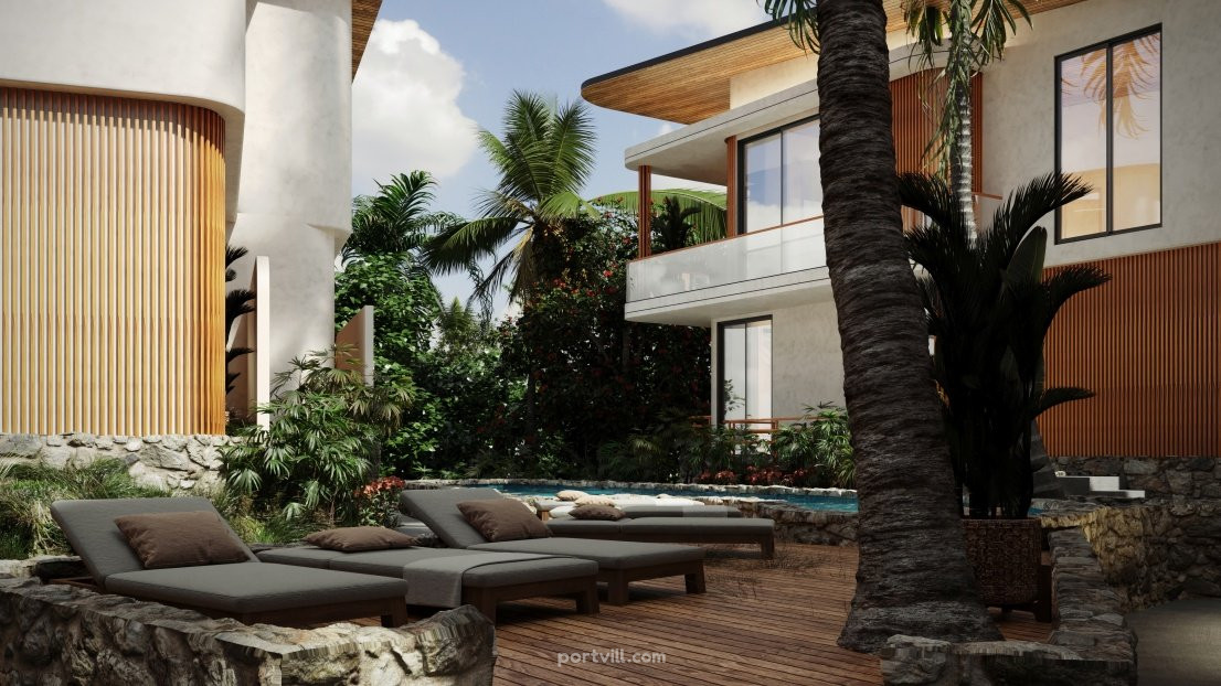 Apartemen 2 kamar untuk dijual di tepi laut di Ko Phangan Thailand luas 100m² lantai 1 Ko Phangan - foto 1