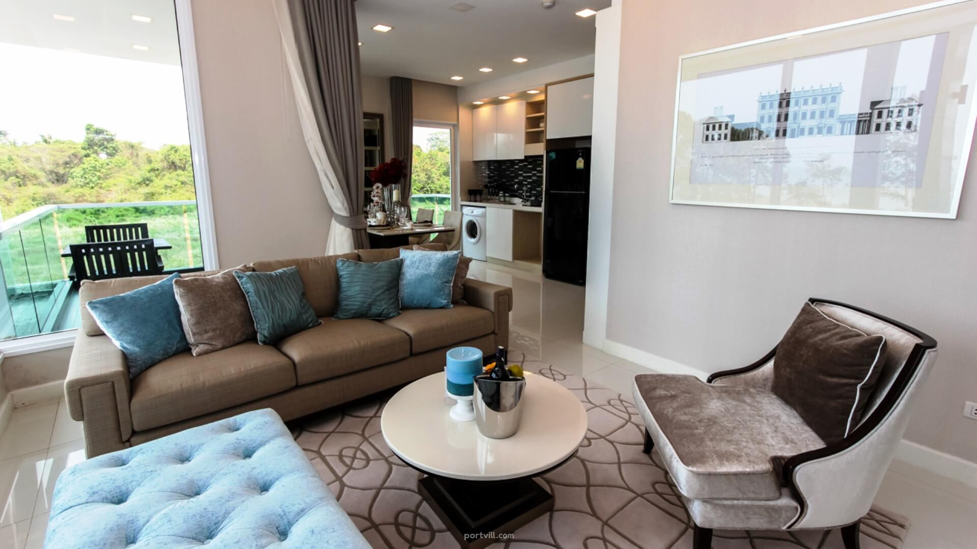 Appartamento 2 locali 1+1 vicino al mare a Sattahip Thailandia 40.5m² presso Del Mare Sattahip - foto 5