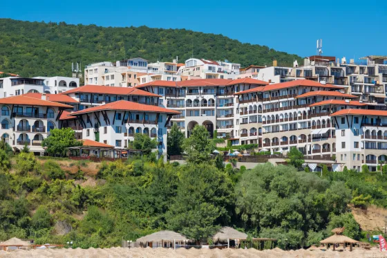 Apartment 2-room for sale 1+1 by the sea in Nesebar (Sveti Vlas) Bulgaria area 138m² 5 floor in Manastira 2 Nesebar