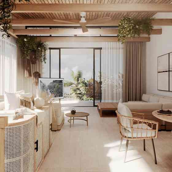 Apartemen 2 kamar untuk dijual di tepi laut di Ko Phangan Thailand luas 100m² lantai 1 Ko Phangan