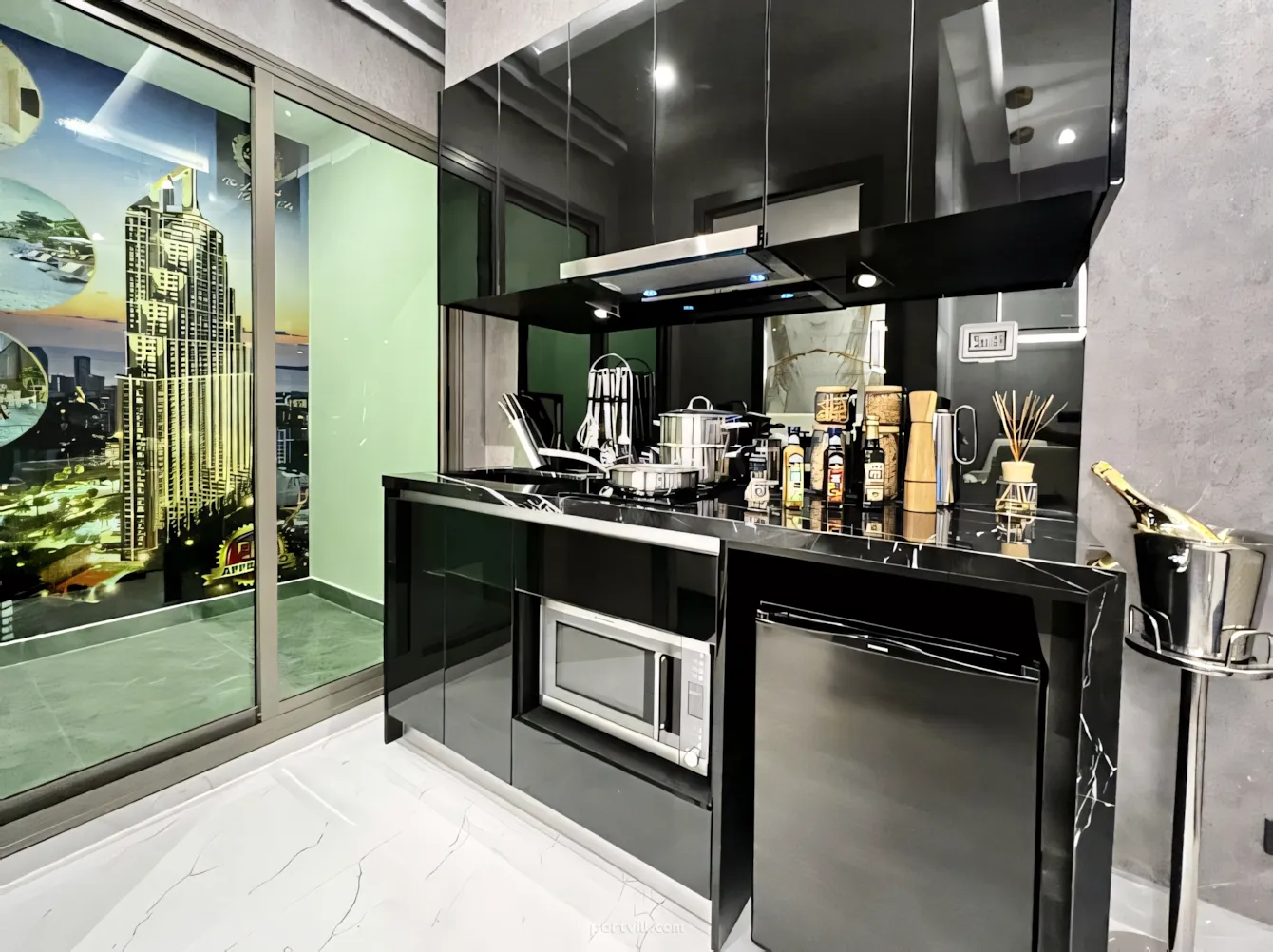 Apartment 2-room for sale 1+1 by the sea in Pattaya Thailand area 29m² 14 floor in Grand Solaire Pattaya Condominium Pattaya - foto 8