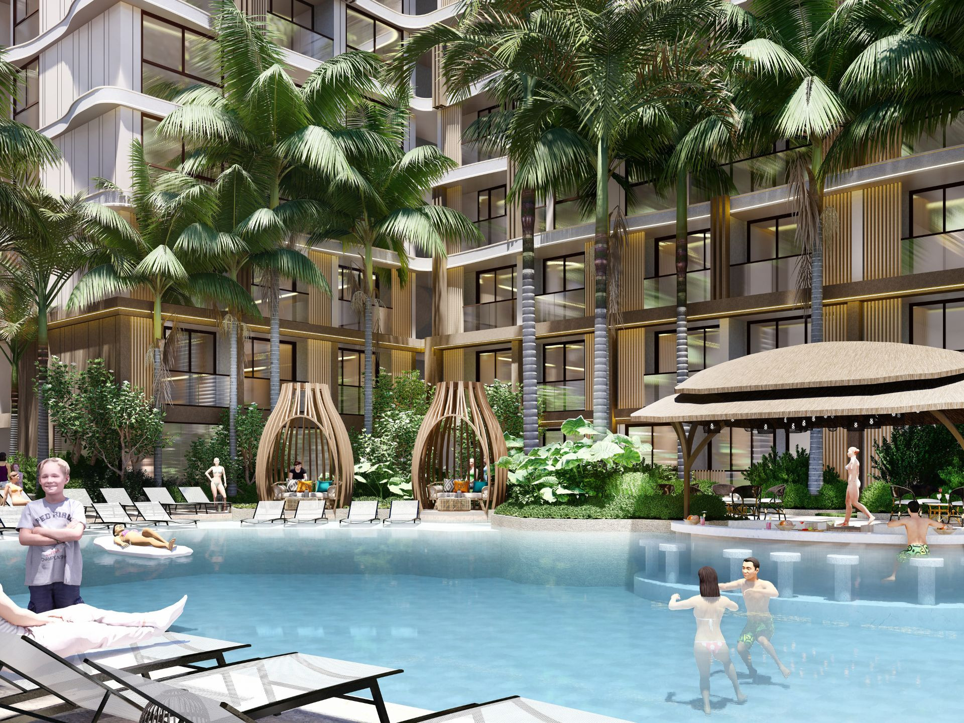 Apartamento 1 habitaciones junto al mar en la playa de Bang Tao Tailandia 30m²  Playa de Bang Tao - foto 10