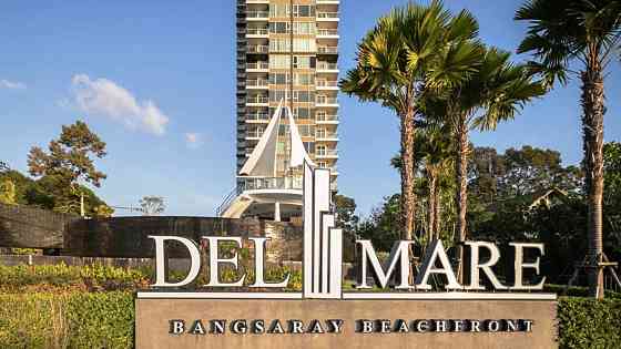 Apartment 2-room for sale 1+1 by the sea in Sattahip Thailand area 40.5m²  in Del Mare Sattahip