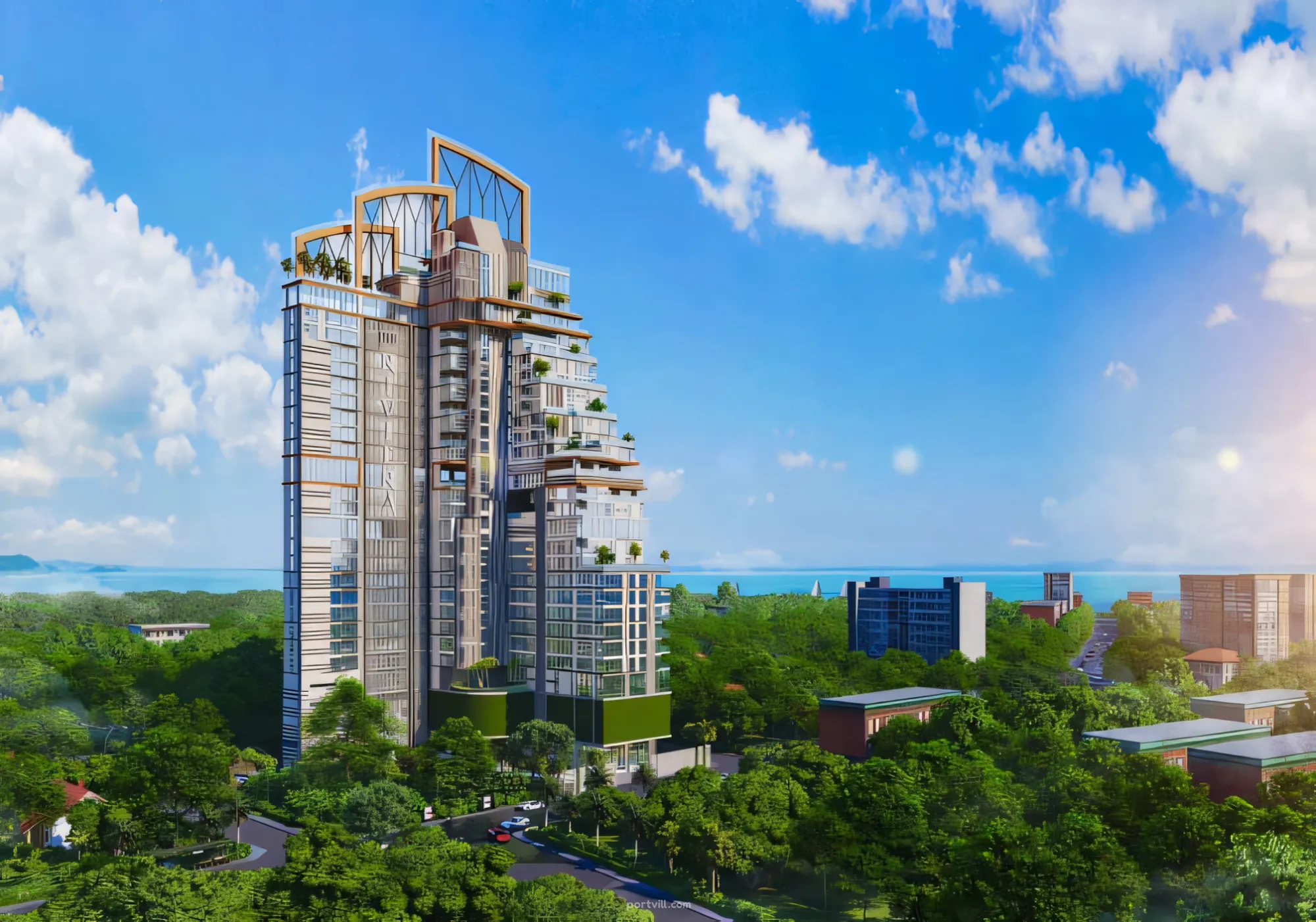 Апартамент 2-стаен 1+1 на море на Пратамнак (Pratumnak Hill) Тайланд площ 29 м² етаж: 15 в The Riviera Malibu Пратамнак (Pratumnak Hill) - снимка 10