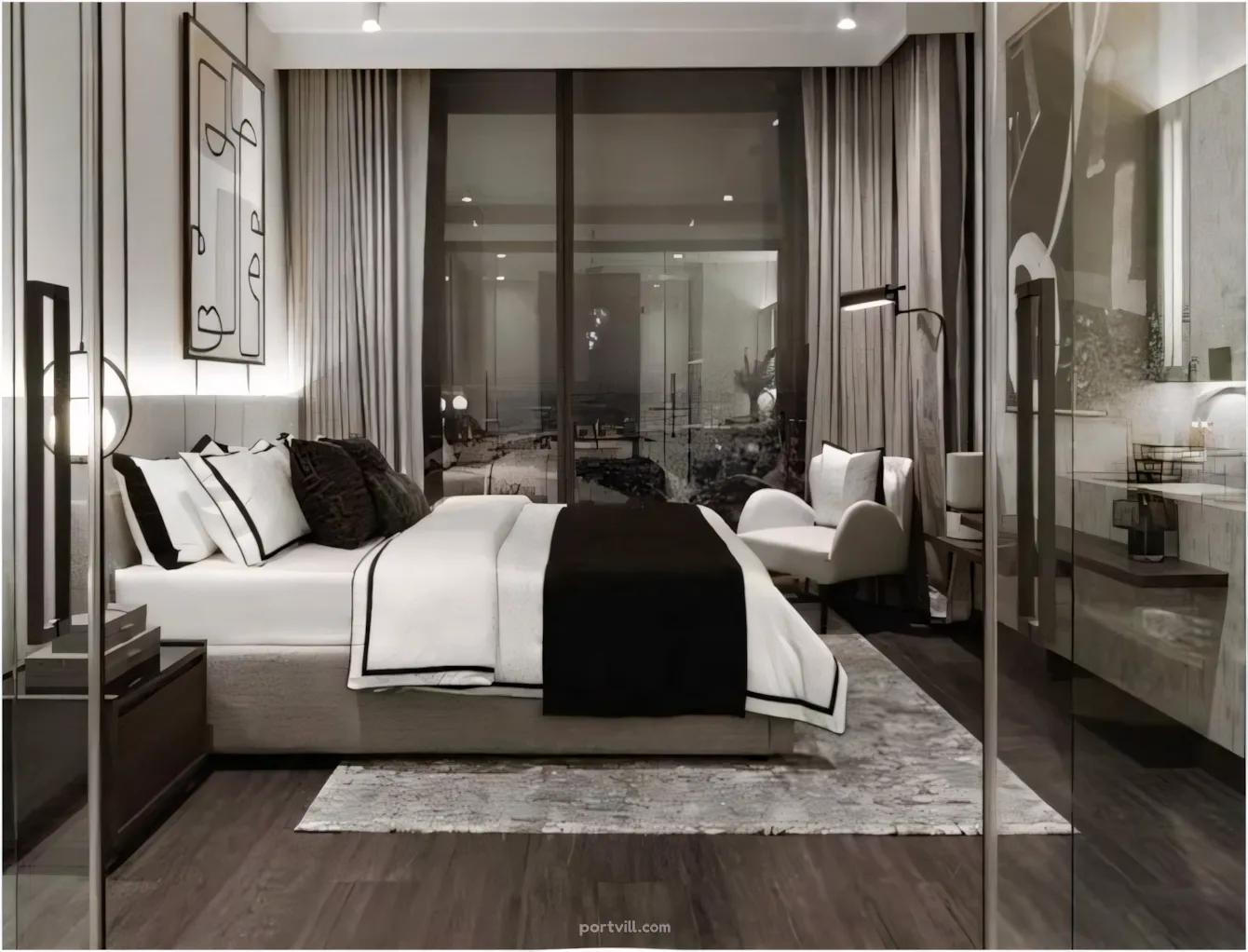 Apartment 3-room for sale 2+1 in Sathon Thailand area 70.57m² 27 floor in Tait Sathorn 12 Sathon - foto 4