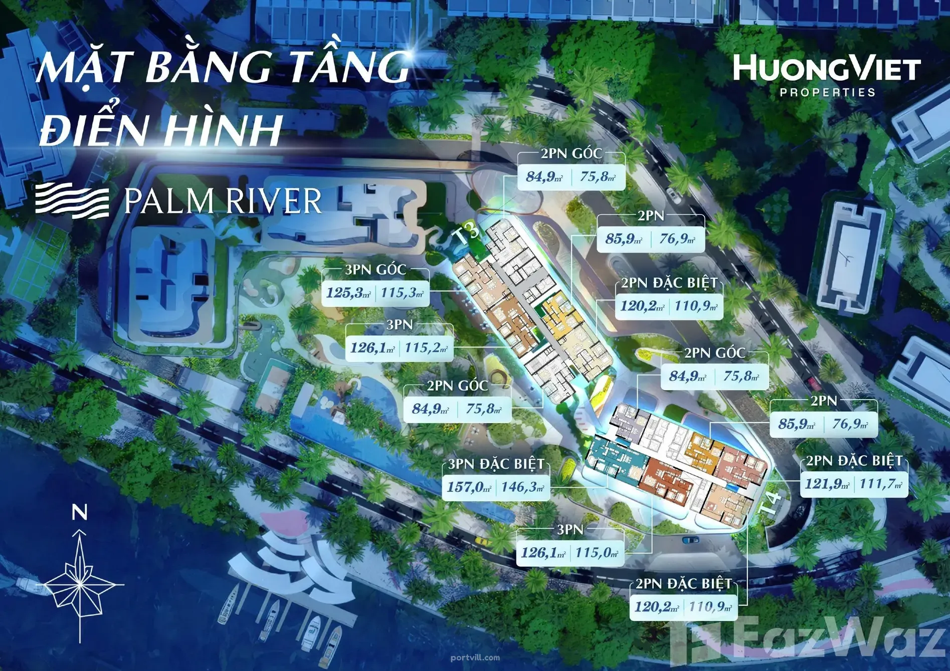 Пәтер 4 бөлмелі 3+1 an phu (undefined)да Вьетнам 115м²  - Palm City An Phu (undefined) - фото 9