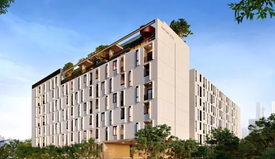 Apartment 3-room for sale 2+1 in Huai Khwang Thailand area 41m² 6 floor in Quintara MHy'GEN Ratchada Huai Khwang