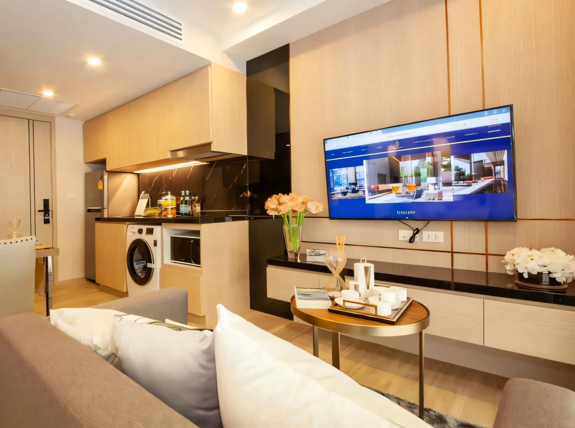 Apartment 2-room for sale 1+1 by the sea in Pattaya Thailand area 30.82m² 35 floor in The Panora Condominium Pattaya - foto 7