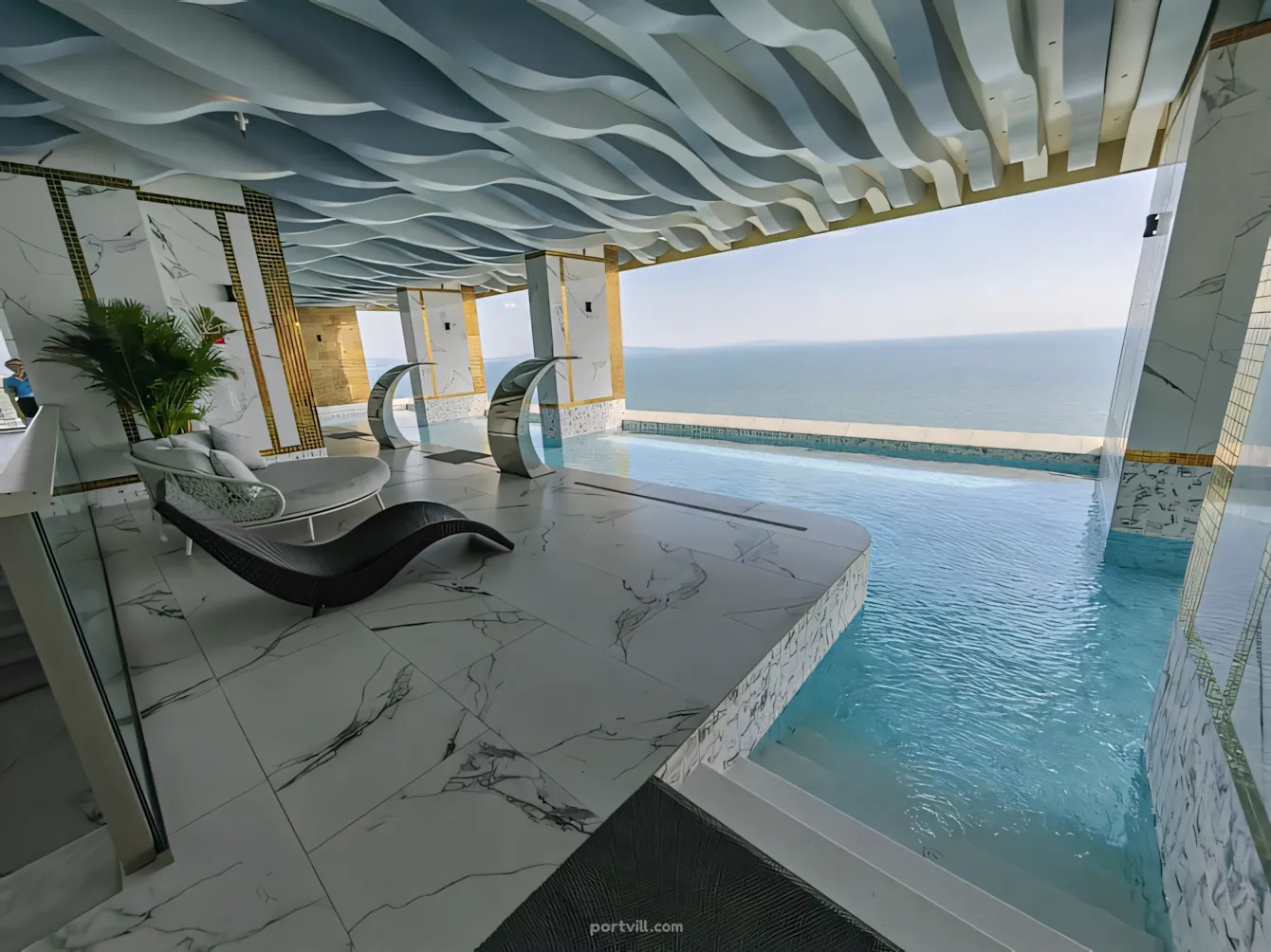 Апартамент 2-стаен 1+1 на море в Джомтиен (Jomtien) Тайланд площ 34 м²  в Copacabana Coral Reef Jomtien Джомтиен (Jomtien) - снимка 2