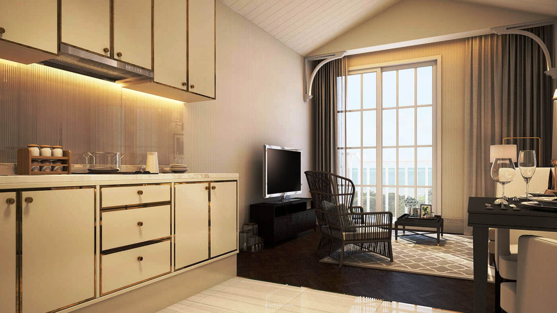 Apartment 2-room for sale 1+1 by the sea in Sattahip Thailand area 66m²  in Grand Florida Sattahip - photo 3