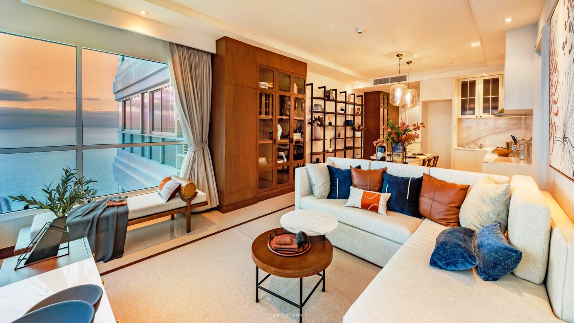 شقة  3 غرف  2+1  على البحر  في ساتاهيب (Sattahip)  تايلاند  158 متر مربع  - Ocean Portofino ساتاهيب (Sattahip) - صورة 7