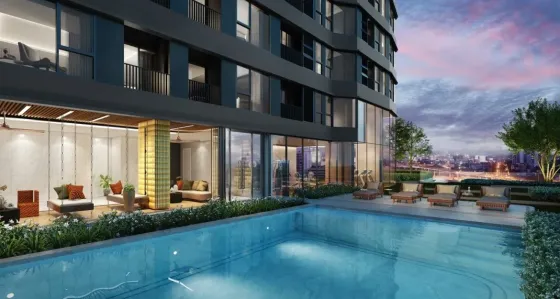 Apartment 3-room for sale 2+1 in Khlong Toei Thailand area 149.9m² 15 floor in Coco Parc Khlong Toei