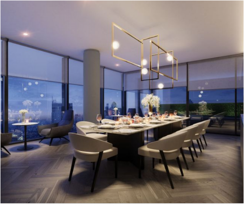 شقة  3 غرف  2+1  في ساثون (Sathorn)  تايلاند  70.57 متر مربع  الطابق 27  - Tait Sathorn 12 ساثون (Sathorn) - صورة 7