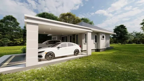 Къща за продажба на море в Сам Рой Йот (Sam Roi Yot) Тайланд площ 91м² 1-етажен Сам Рой Йот (Sam Roi Yot)