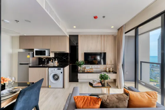 Apartment 2-room for sale 1+1 by the sea in Pratumnak Hill Thailand area 34.84m² 15 floor in Panora Pattaya Pratumnak Hill