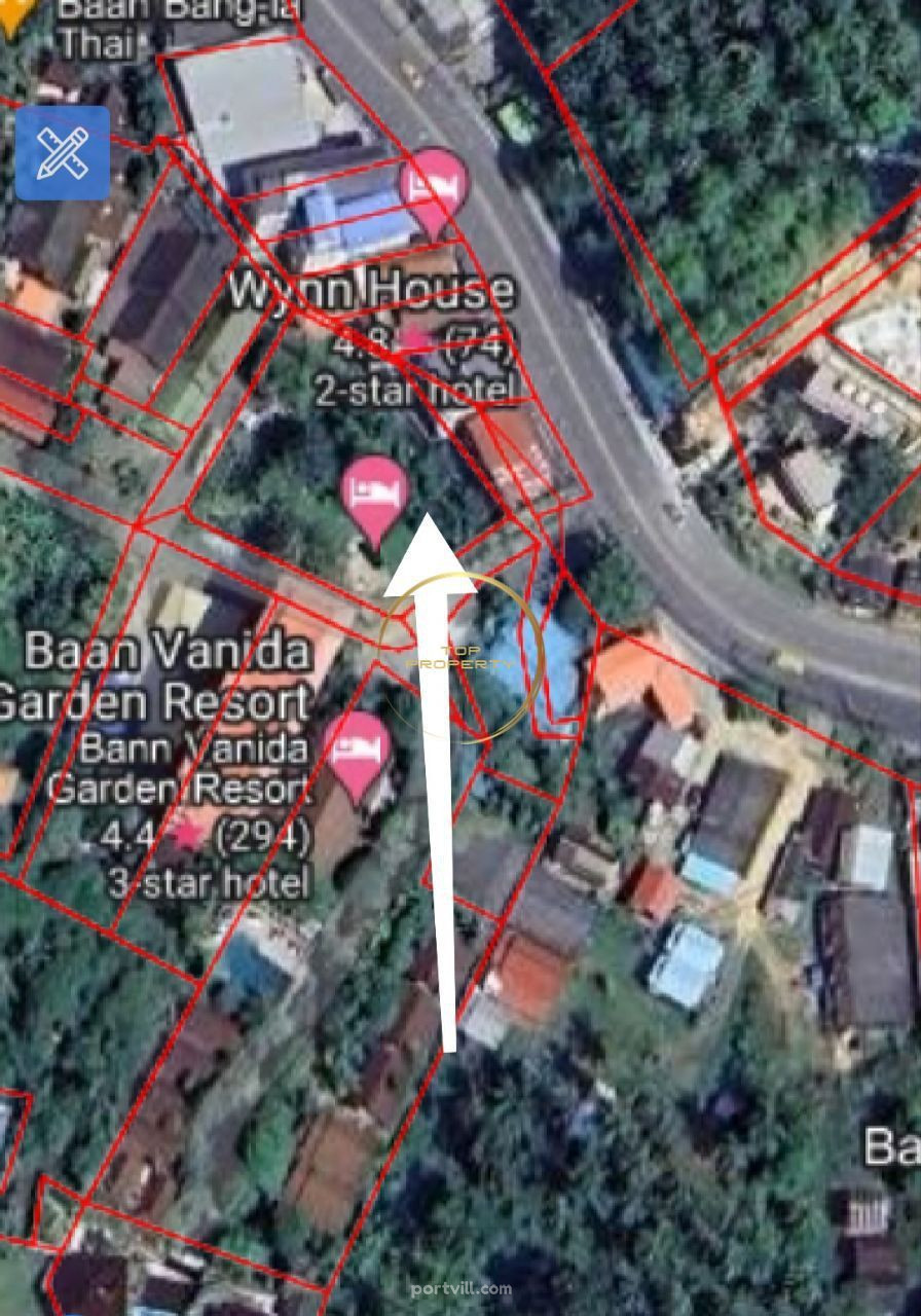 Жер теңіз жағасында Каронда (Karon) Тайланд курортта учаскесі 1440м²  Карон (Karon) - фото 2