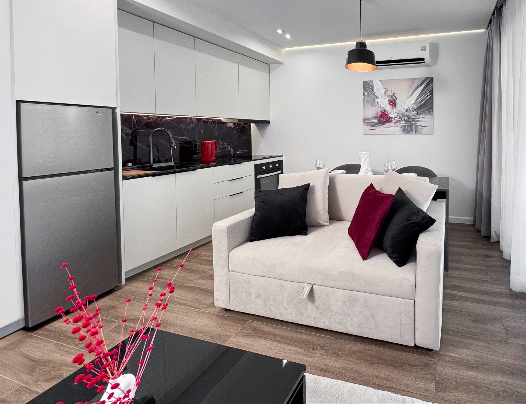 Пәтер  3 бөлмелі  2+1  теңіз жағасында  Равайда Тайланд 54.6м²  1 қабат Равай - фото 2