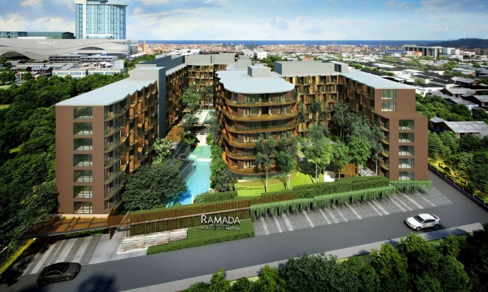 شقة  2 غرف  1+1  على البحر  في باتايا (Pattaya)  تايلاند  55 متر مربع  الطابق 4  - Ramada Mira North Pattaya باتايا (Pattaya) - صورة 8