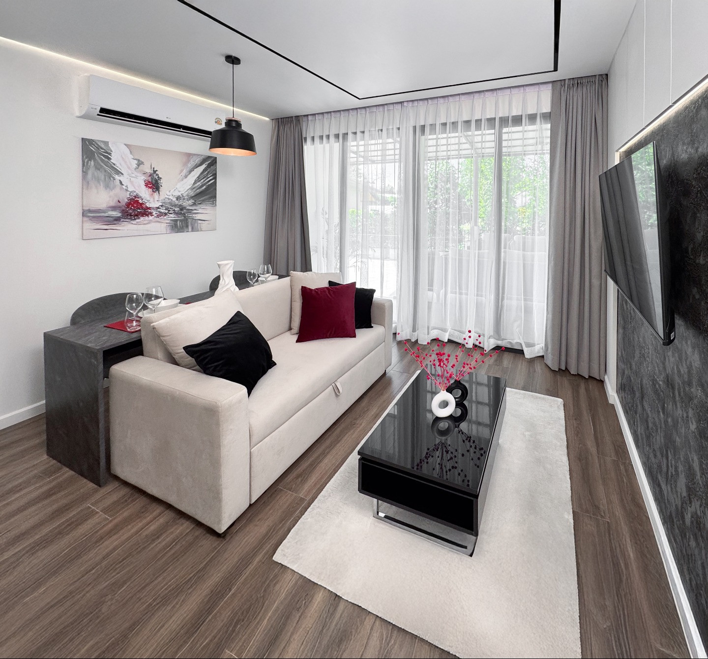 Пәтер  3 бөлмелі  2+1  теңіз жағасында  Равайда Тайланд 54.6м²  1 қабат Равай - фото 1
