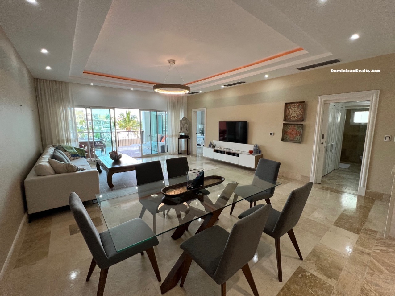 آپارتمان 3-خوابه 2+1 در کنار دریا در پونتا کانا (کپ کانا) جمهوری دومینیکن 197م² 2 طبقه Aquamarina luxury residences پونتا کانا - عکس 3