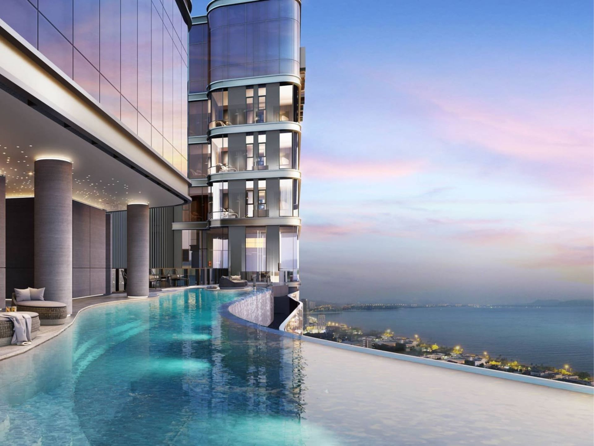 Apartment 2-room by the sea in Pattaya Thailand area 35m²  Pattaya - photo 2