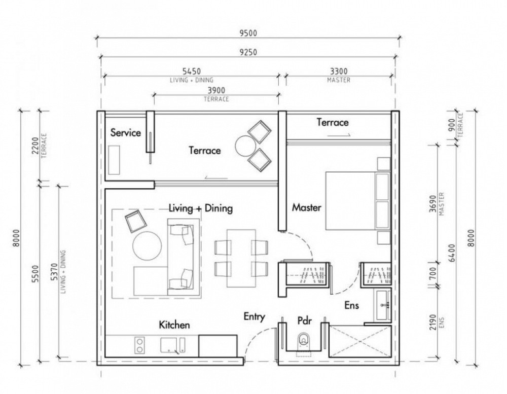Appartamento 1 locali 1+0 monolocale nella Spiaggia di Layan Thailandia 72m²  Spiaggia di Layan - foto 9