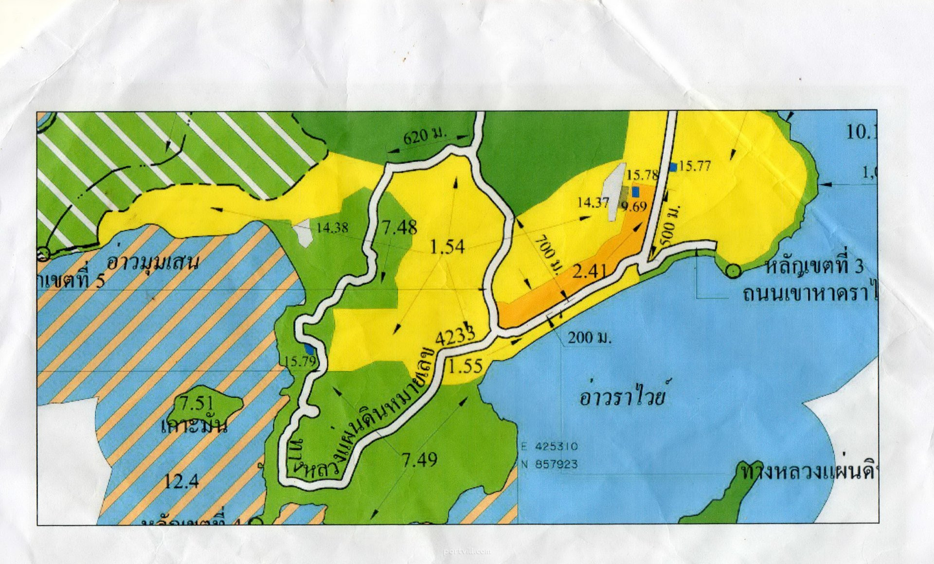 Terreno vicino al mare a Rawai Thailandia lotto al resort 32500m²  Rawai - foto 8