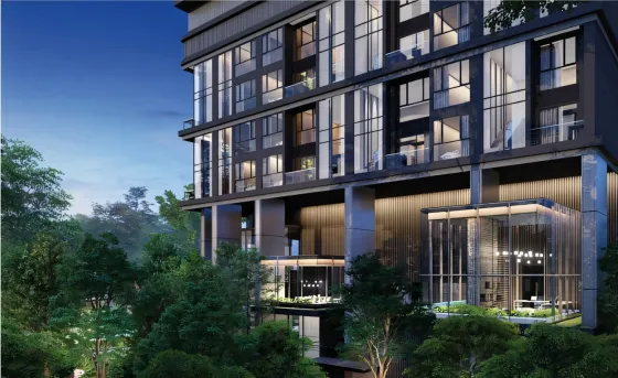 अपार्टमेंट  6 कमरे  5+1  डाउनटाउन बैंकॉक में (Downtown Bangkok),  थाईलैंड  154.45 वर्ग मीटर  मंजिल 10  - Whizdom The Forestias डाउनटाउन बैंकॉक (Downtown Bangkok)