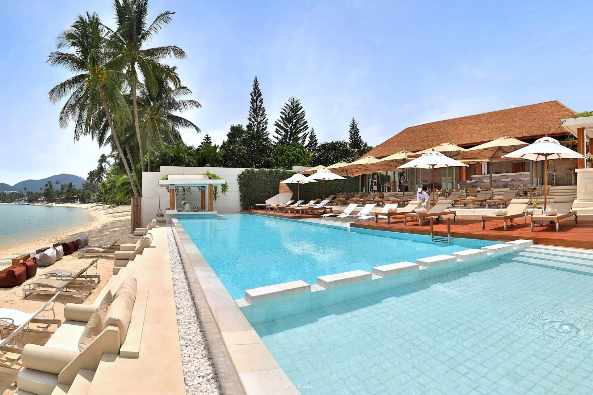 Apartamento 3-quartos para venda 2+1 em Ko Samui Tailândia área 140m² 1 andar em Chi Samui - The Residence Ko Samui - foto 1