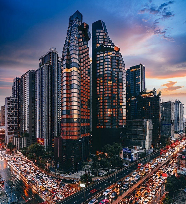 公寓  3室 2+1 在曼谷市中心 (Downtown Bangkok) 泰国 59平米 45层 - Ashton Rama 9 曼谷市中心 (Downtown Bangkok) - 照片 2