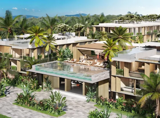 Apartment 2-room for sale 1+1 by the sea in Bang Tao Thailand area 80m² 2 floor Bang Tao