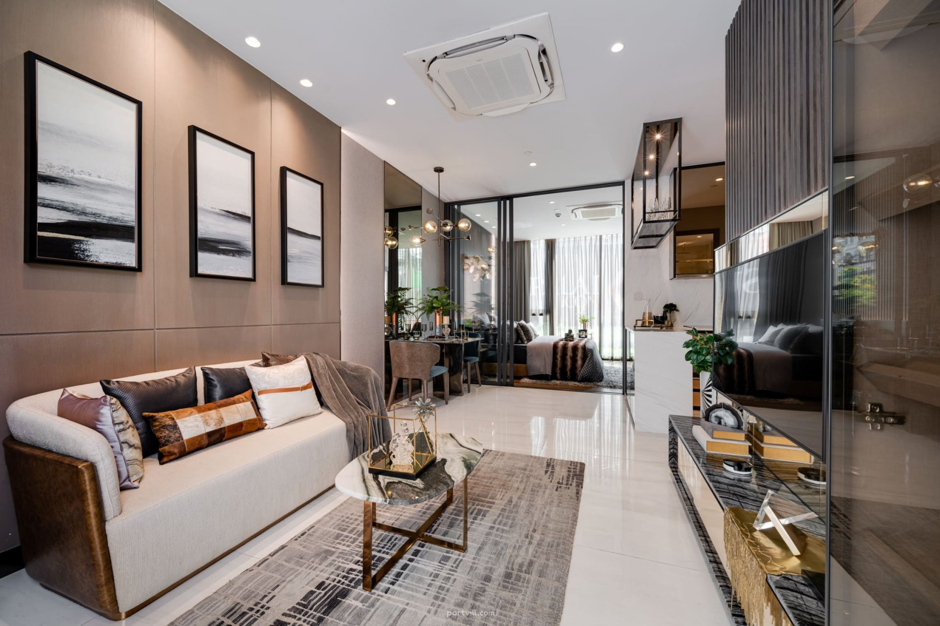 شقة  4 غرف  3+1  على البحيرة  في ساثون (Sathorn)  تايلاند  100.5 متر مربع  - Supalai Icon Sathorn ساثون (Sathorn) - صورة 9