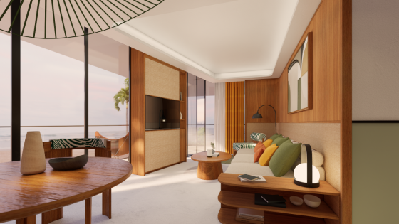 Apartment 1-room 1+0 studio in Kuta Selatan (Ungasan) Indonesia area 126m²  Kuta Selatan