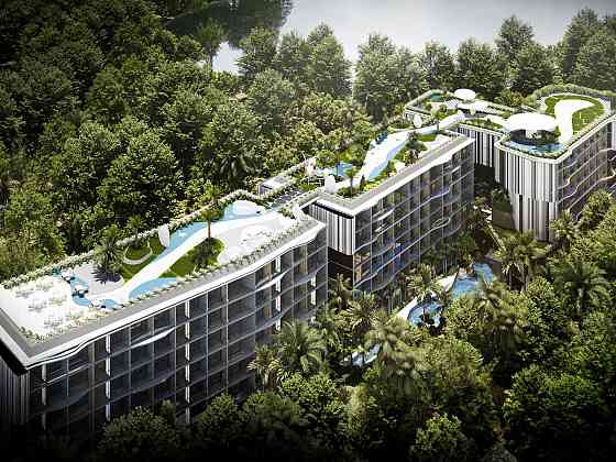 Apartment 3-room by the sea in Bang Tao Thailand area 68m²  Bang Tao
