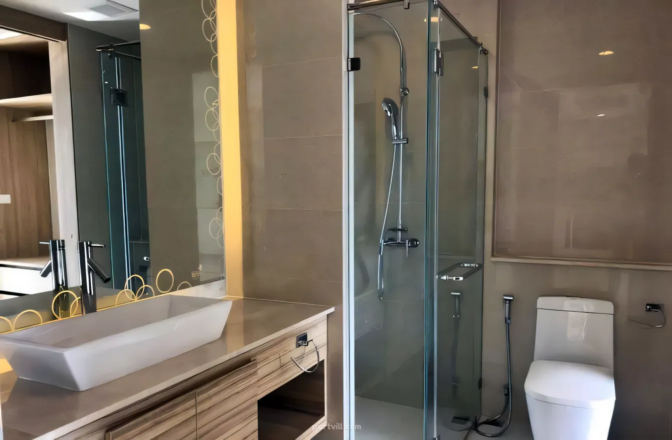 อพาร์ตเมนต์  3 ห้องนอน  1+1  ในวงศ์อมาตย์ (Wongamat)  ประเทศไทย  พื้นที่ 84 ตร.ม.  ชั้น 5  ที่ Riviera Wongamat Beach Condo วงศ์อมาตย์ (Wongamat) - รูปภาพ 9