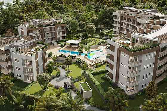 Apartment 3-room 2+1 by the sea in Samana Dominican Republic area 80m² 2 floor Samana