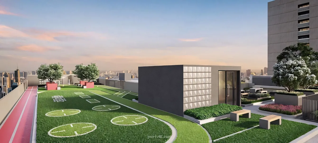 Апартамент 2-стаен 1+1 в Хуай Кванг (Huai Khwang) Тайланд площ 26 м² етаж: 6 в Quintara MHy'Gen Ratchada Huai Khwang Хуай Кванг (Huai Khwang) - снимка 2